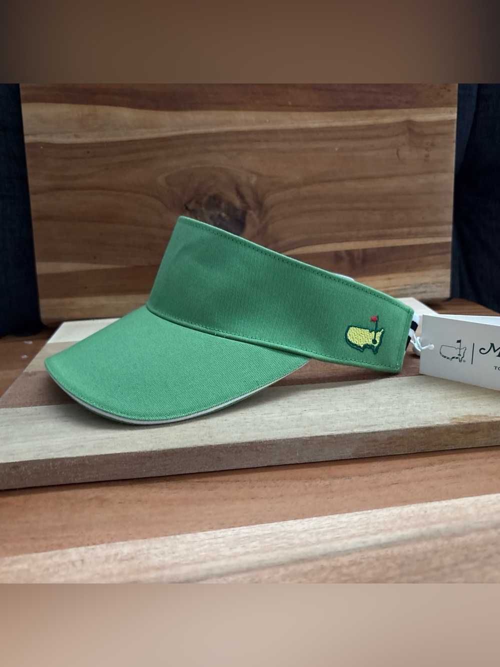 Masters Exclusive x Tory Burch Visor Hat Golf NWT Designer Attire Green Tee Time